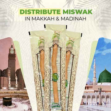 Distribute Miswak bundles In Makkah & Madinah